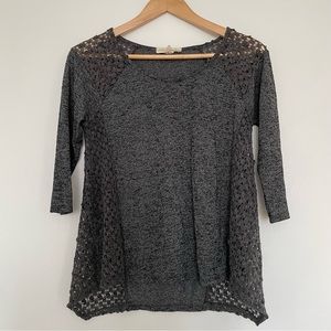 Staring at Stars Eyelet Shirt Size S